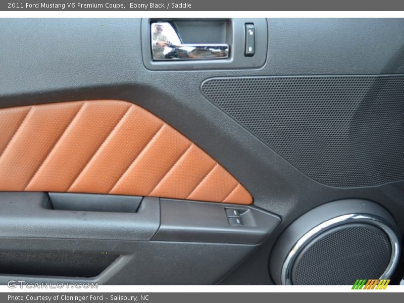 Ebony Black / Saddle 2011 Ford Mustang V6 Premium Coupe