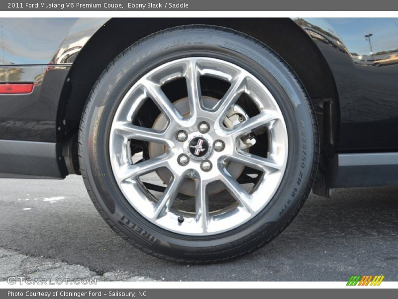 Ebony Black / Saddle 2011 Ford Mustang V6 Premium Coupe