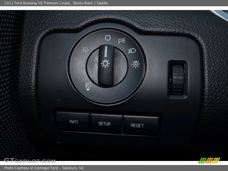 Ebony Black / Saddle 2011 Ford Mustang V6 Premium Coupe