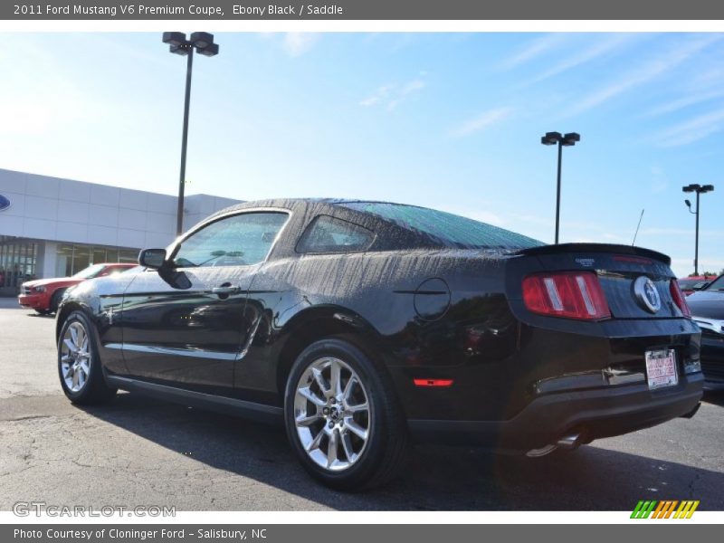 Ebony Black / Saddle 2011 Ford Mustang V6 Premium Coupe