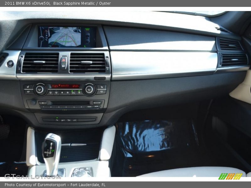 Black Sapphire Metallic / Oyster 2011 BMW X6 xDrive50i