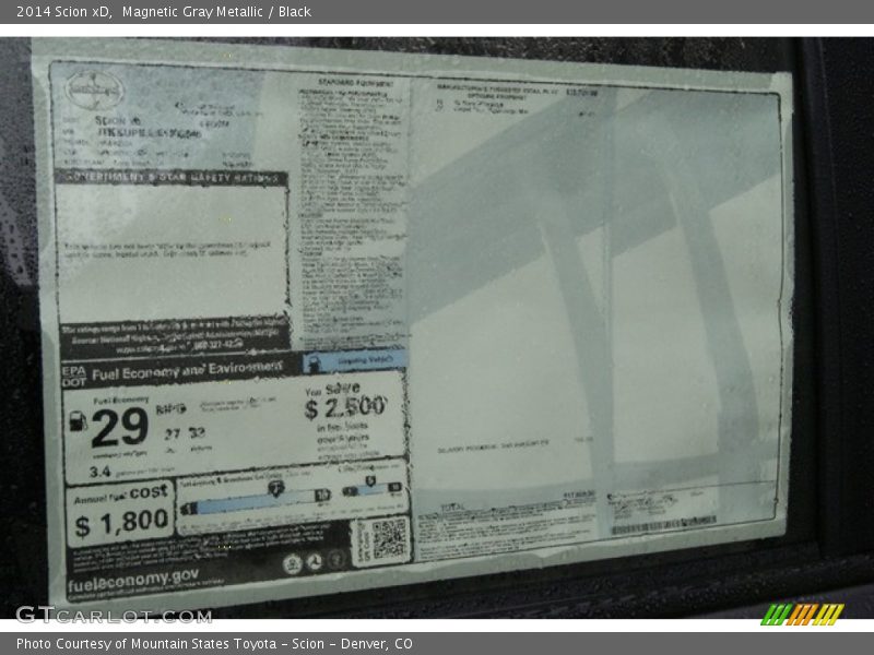  2014 xD  Window Sticker