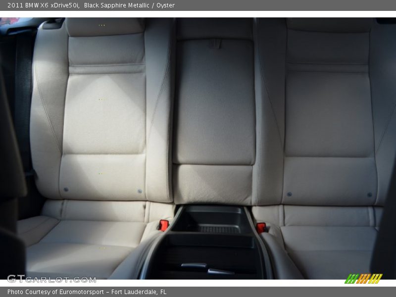 Black Sapphire Metallic / Oyster 2011 BMW X6 xDrive50i