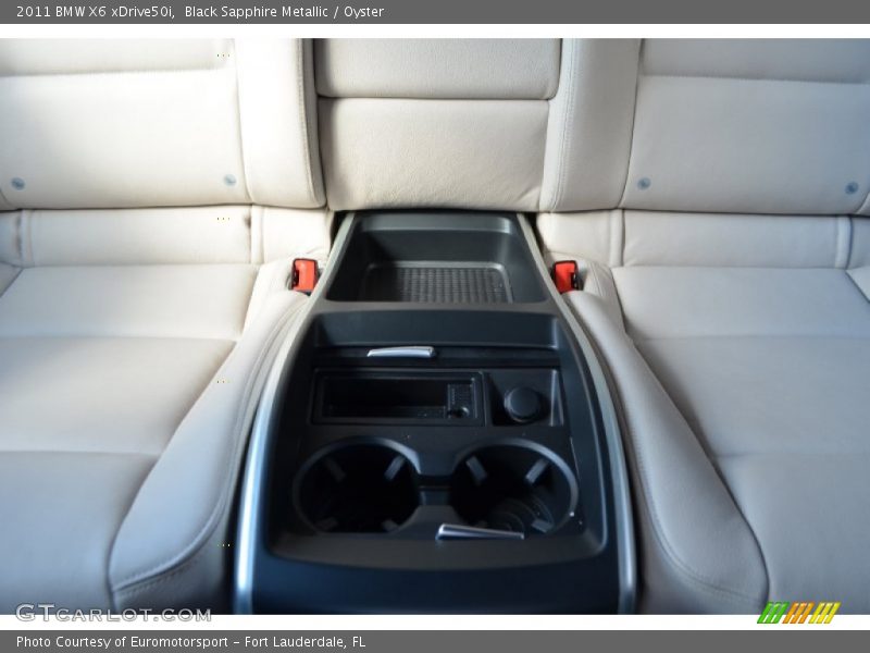 Black Sapphire Metallic / Oyster 2011 BMW X6 xDrive50i