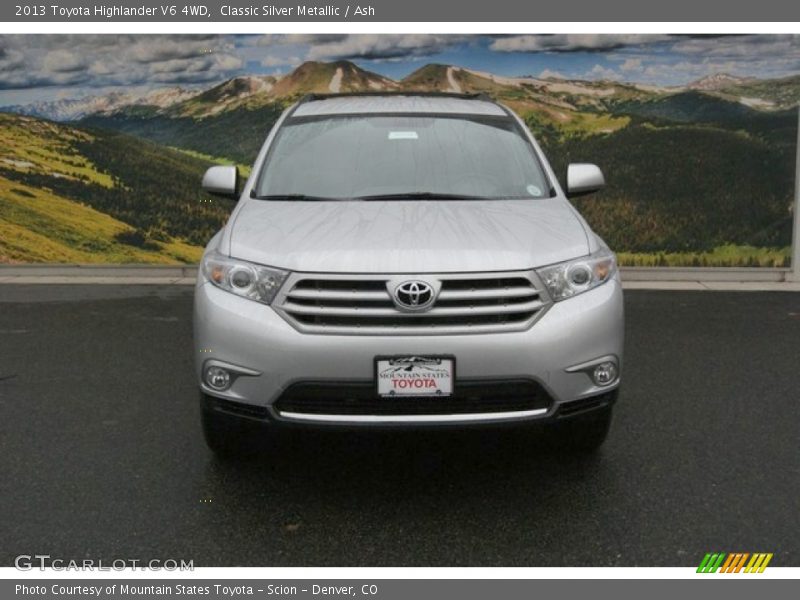 Classic Silver Metallic / Ash 2013 Toyota Highlander V6 4WD
