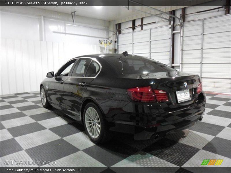 Jet Black / Black 2011 BMW 5 Series 535i Sedan