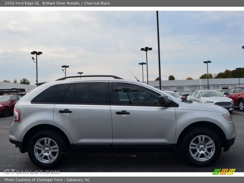 Brilliant Silver Metallic / Charcoal Black 2009 Ford Edge SE