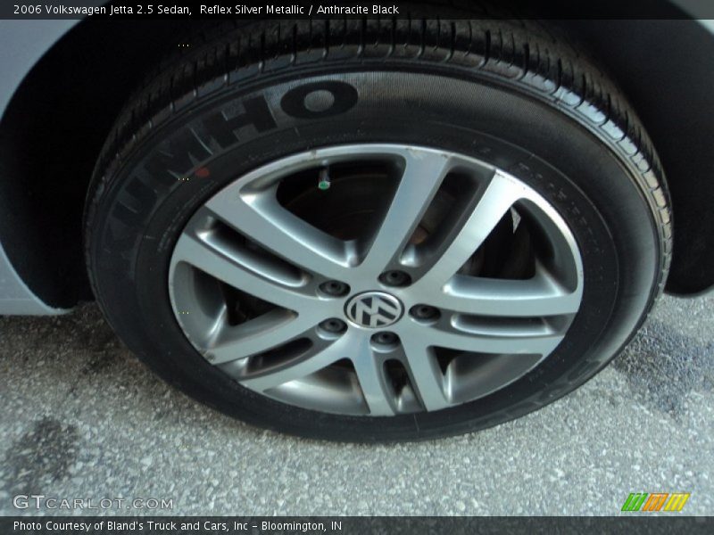 Reflex Silver Metallic / Anthracite Black 2006 Volkswagen Jetta 2.5 Sedan