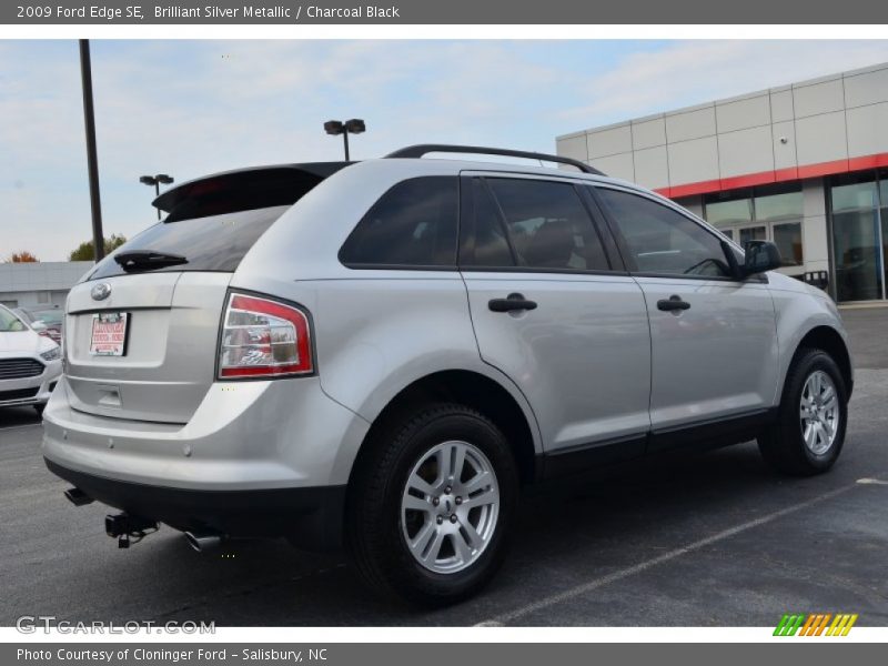Brilliant Silver Metallic / Charcoal Black 2009 Ford Edge SE