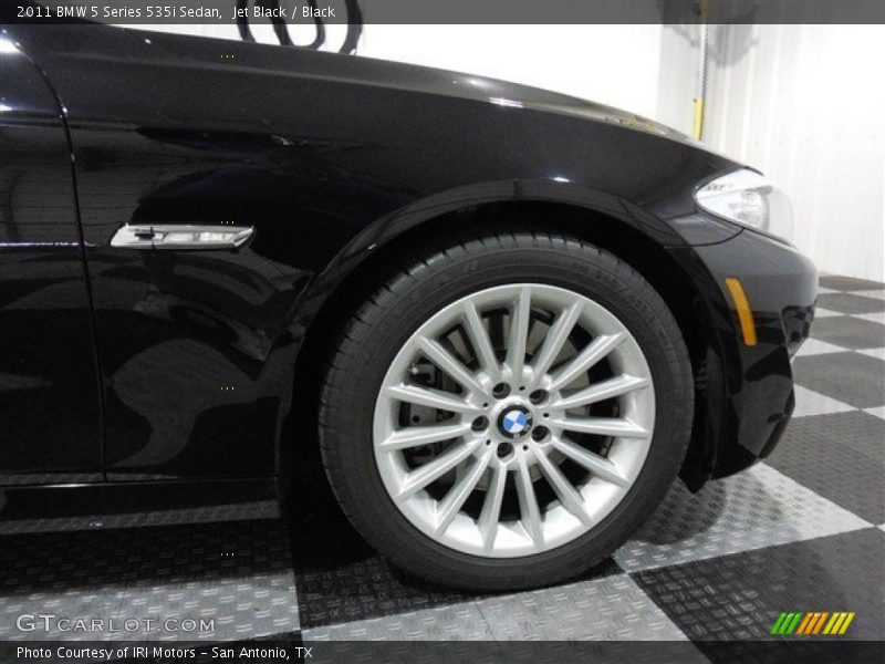 Jet Black / Black 2011 BMW 5 Series 535i Sedan