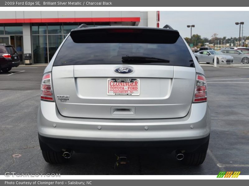 Brilliant Silver Metallic / Charcoal Black 2009 Ford Edge SE