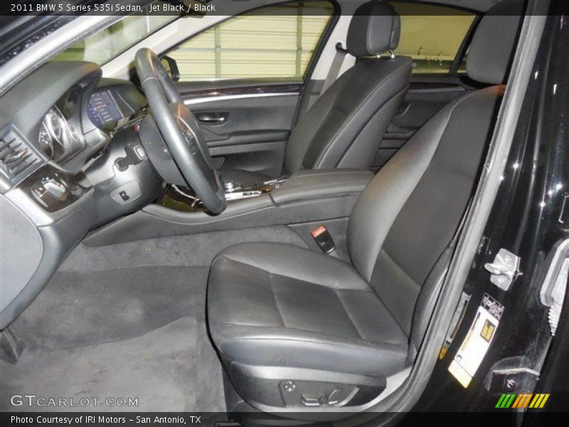 Jet Black / Black 2011 BMW 5 Series 535i Sedan