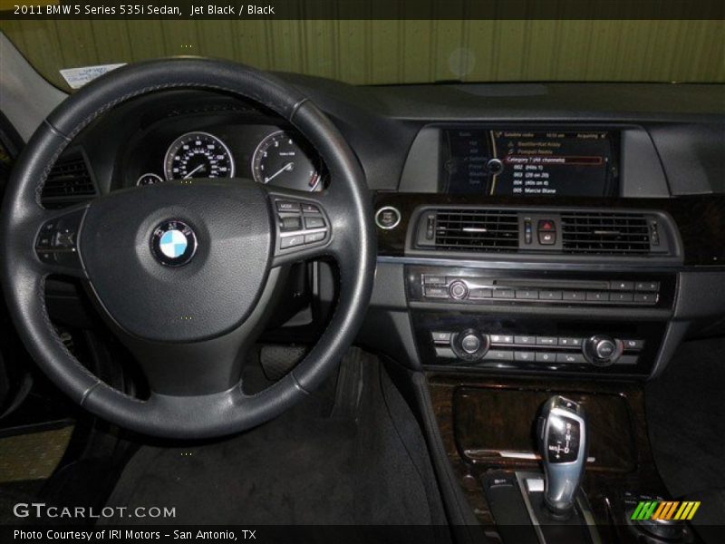 Jet Black / Black 2011 BMW 5 Series 535i Sedan