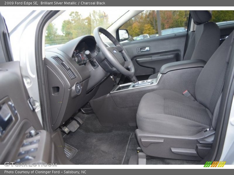 Brilliant Silver Metallic / Charcoal Black 2009 Ford Edge SE