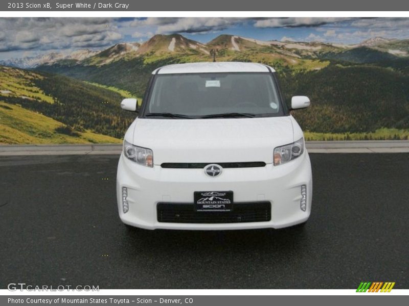 Super White / Dark Gray 2013 Scion xB