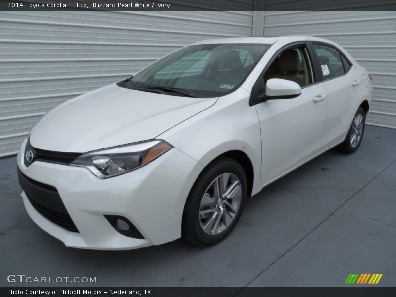 Blizzard Pearl White / Ivory 2014 Toyota Corolla LE Eco