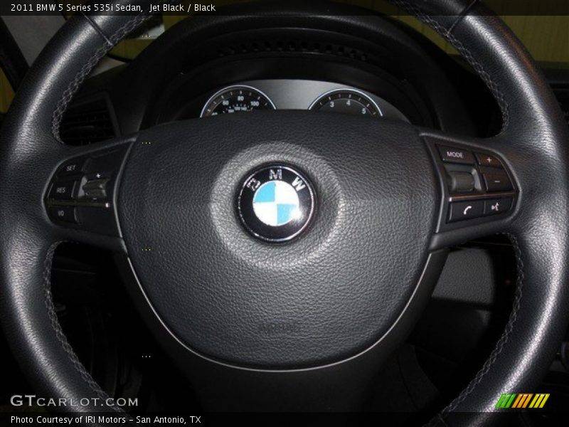 Jet Black / Black 2011 BMW 5 Series 535i Sedan