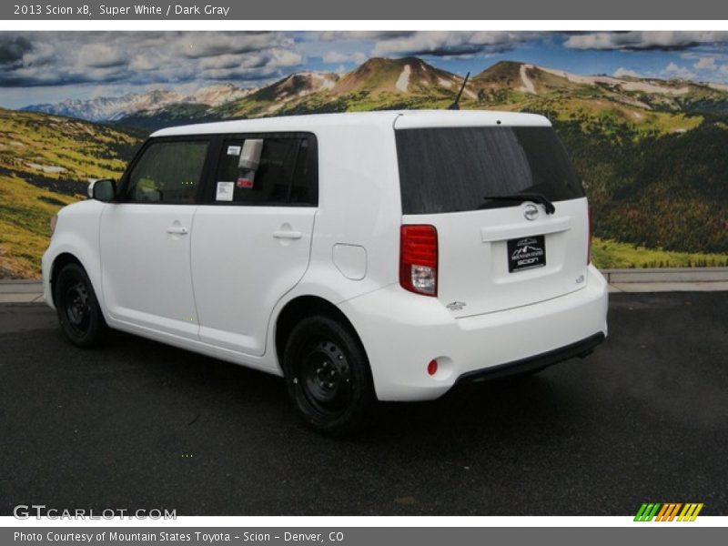 Super White / Dark Gray 2013 Scion xB