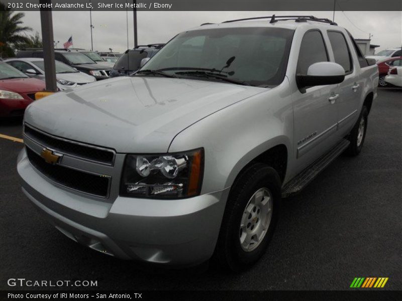 Silver Ice Metallic / Ebony 2012 Chevrolet Avalanche LS