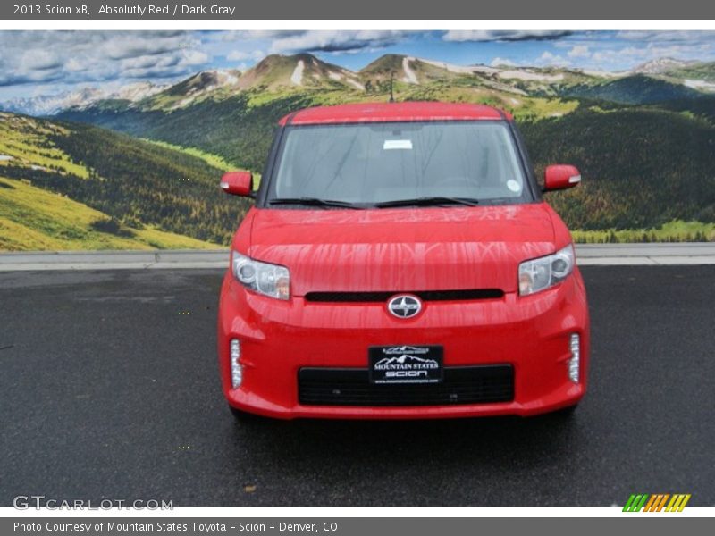 Absolutly Red / Dark Gray 2013 Scion xB