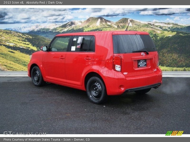 Absolutly Red / Dark Gray 2013 Scion xB
