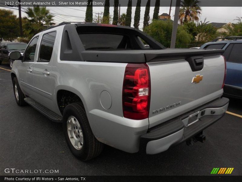 Silver Ice Metallic / Ebony 2012 Chevrolet Avalanche LS