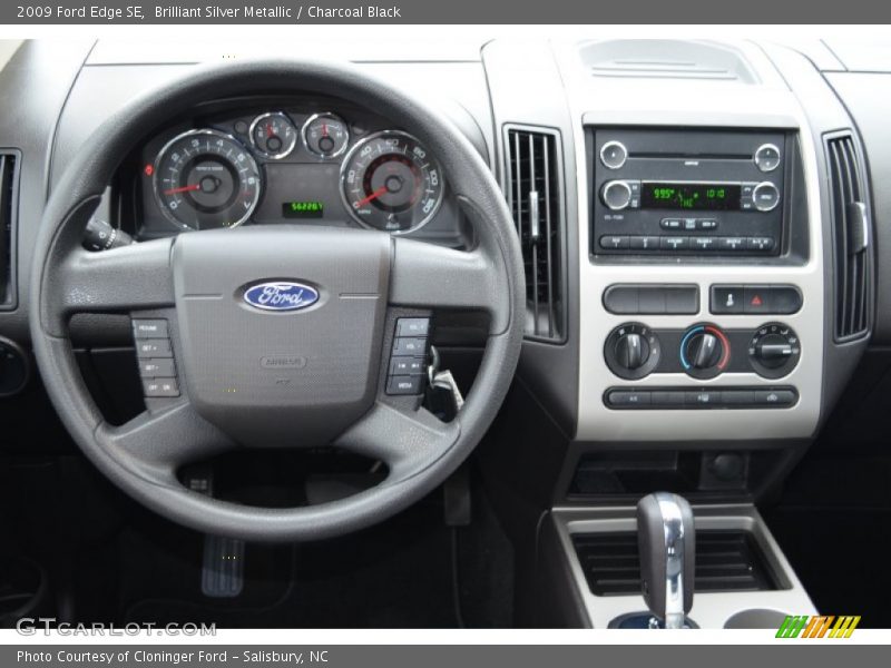 Brilliant Silver Metallic / Charcoal Black 2009 Ford Edge SE