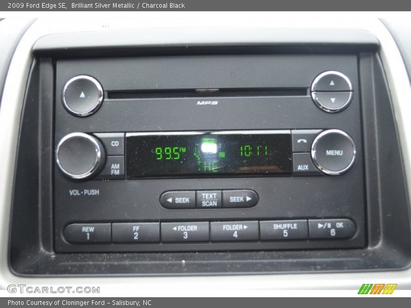 Brilliant Silver Metallic / Charcoal Black 2009 Ford Edge SE