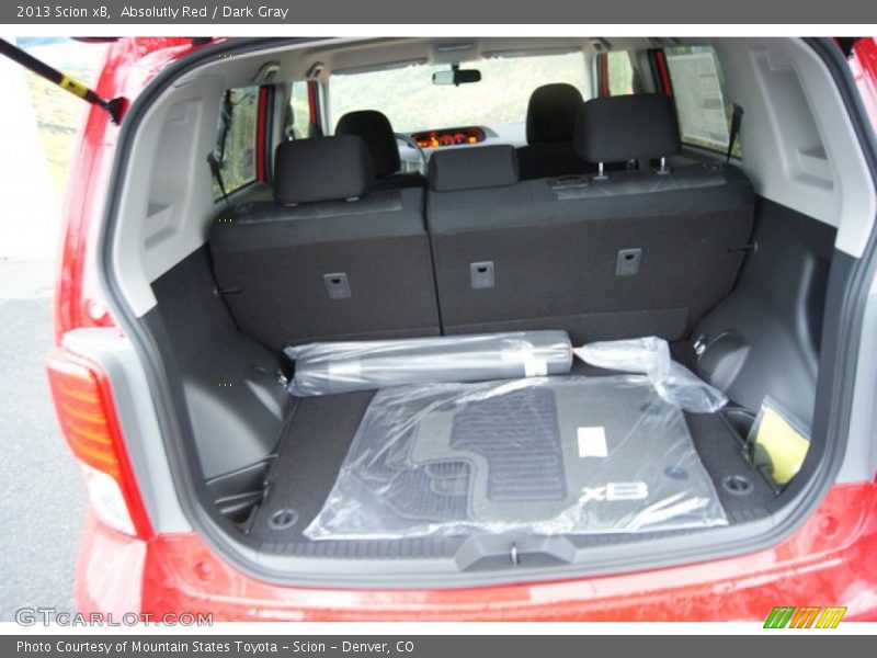 Absolutly Red / Dark Gray 2013 Scion xB