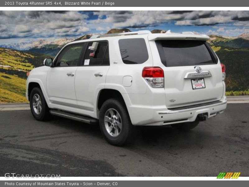 Blizzard White Pearl / Beige 2013 Toyota 4Runner SR5 4x4