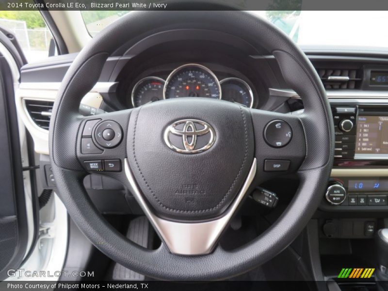 Blizzard Pearl White / Ivory 2014 Toyota Corolla LE Eco