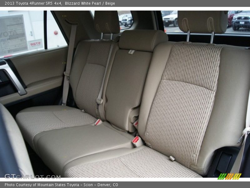 Blizzard White Pearl / Beige 2013 Toyota 4Runner SR5 4x4