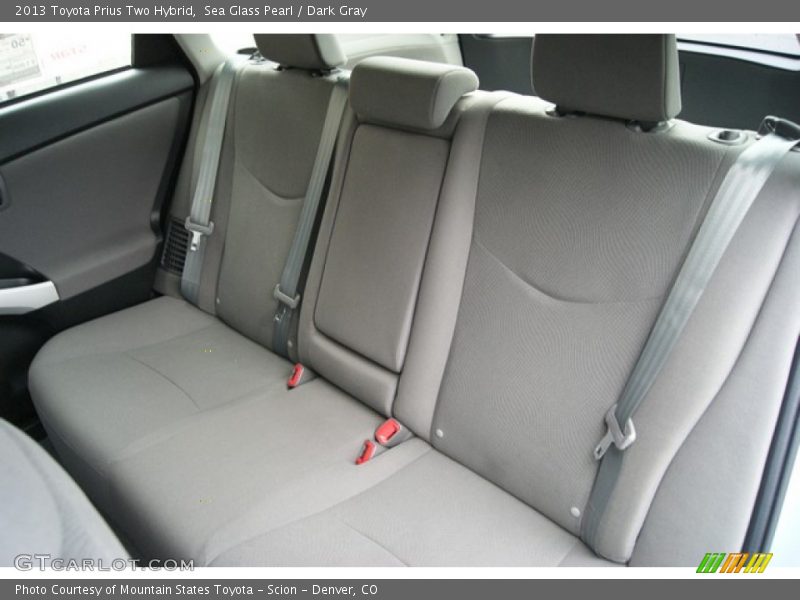Sea Glass Pearl / Dark Gray 2013 Toyota Prius Two Hybrid