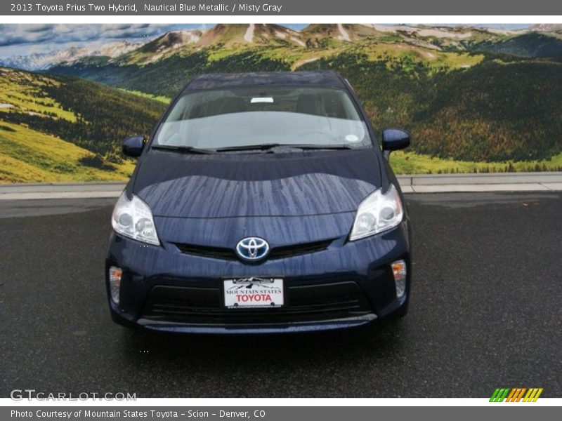 Nautical Blue Metallic / Misty Gray 2013 Toyota Prius Two Hybrid
