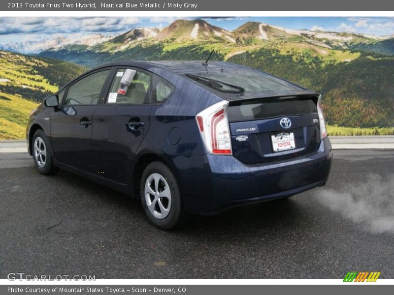 Nautical Blue Metallic / Misty Gray 2013 Toyota Prius Two Hybrid
