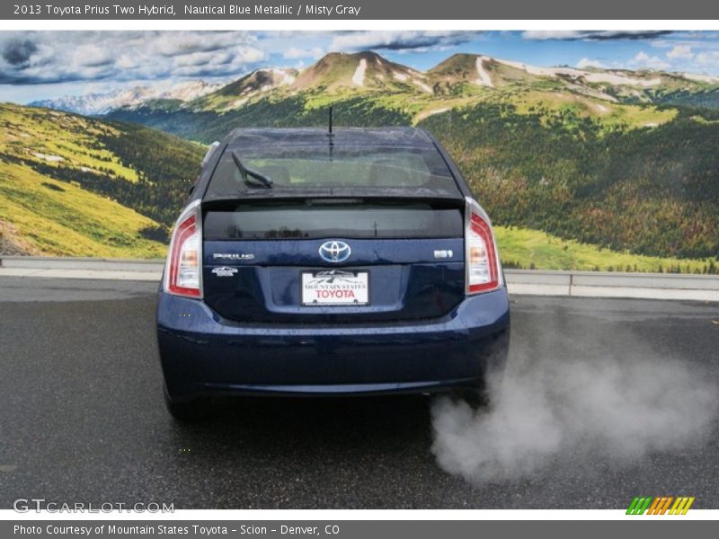 Nautical Blue Metallic / Misty Gray 2013 Toyota Prius Two Hybrid