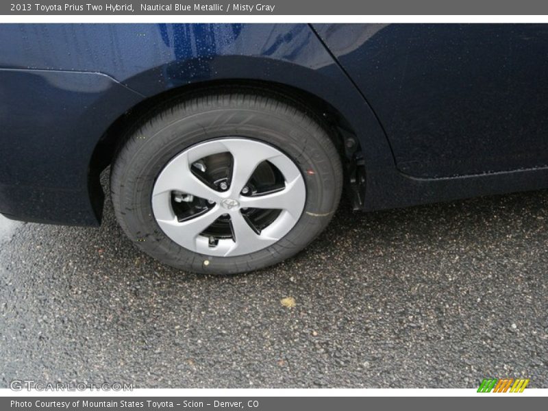 Nautical Blue Metallic / Misty Gray 2013 Toyota Prius Two Hybrid