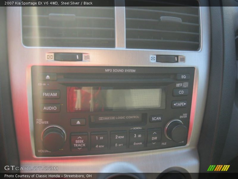 Steel Silver / Black 2007 Kia Sportage EX V6 4WD