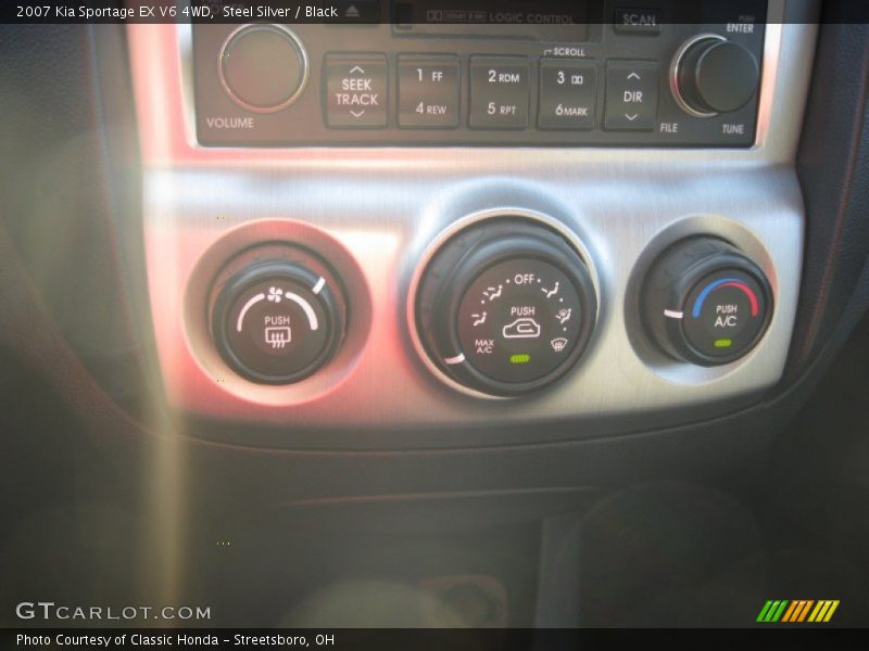 Steel Silver / Black 2007 Kia Sportage EX V6 4WD