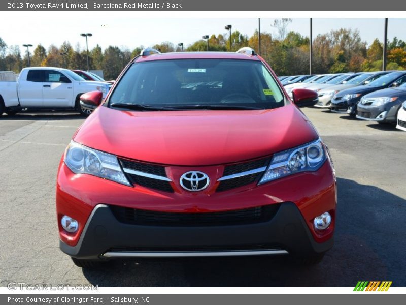 Barcelona Red Metallic / Black 2013 Toyota RAV4 Limited