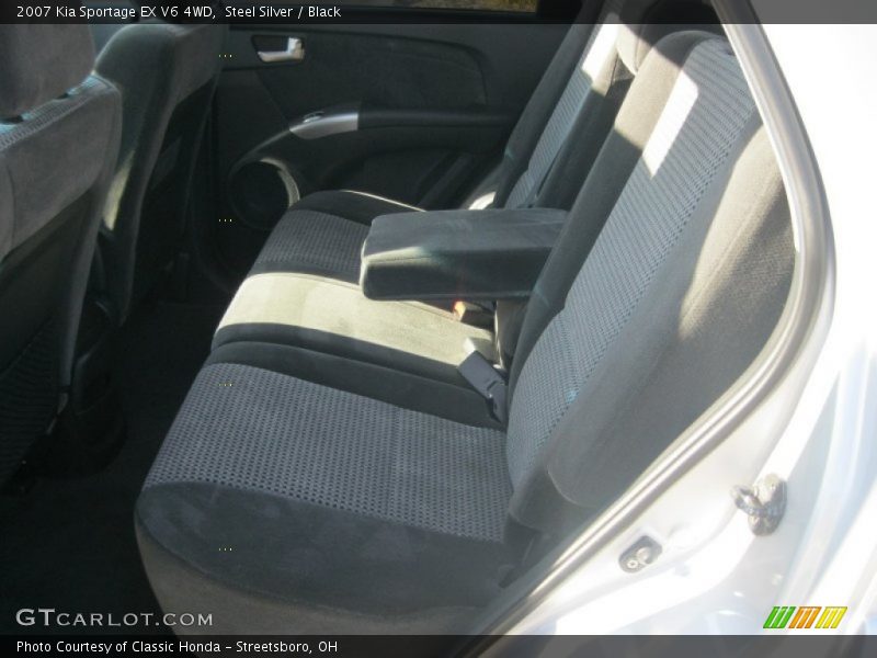 Steel Silver / Black 2007 Kia Sportage EX V6 4WD