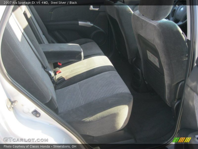 Steel Silver / Black 2007 Kia Sportage EX V6 4WD