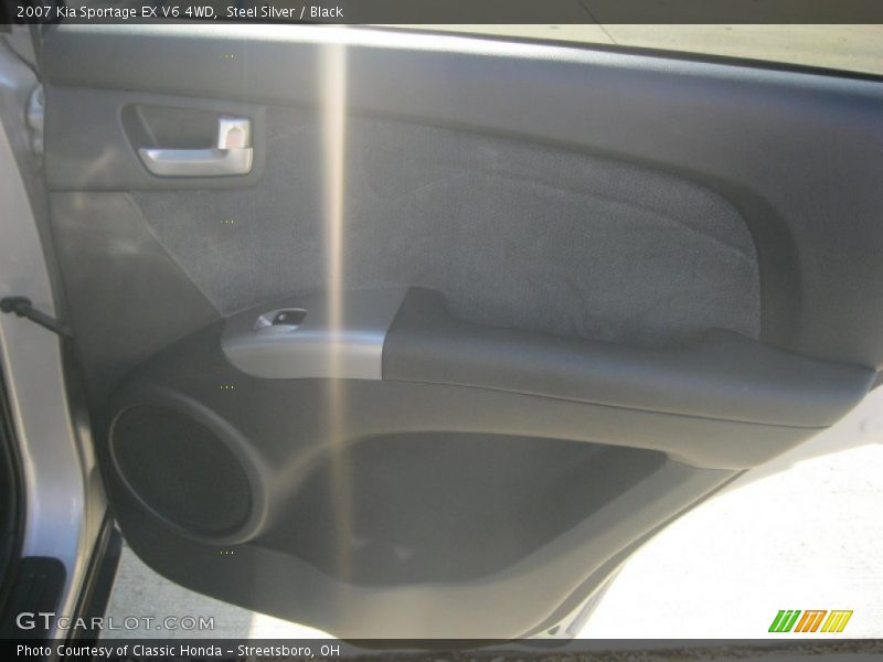 Steel Silver / Black 2007 Kia Sportage EX V6 4WD