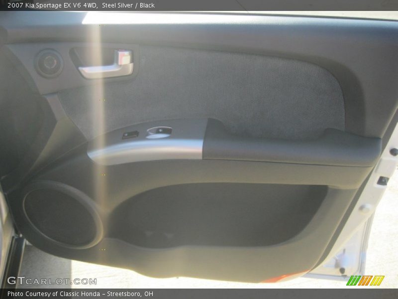 Steel Silver / Black 2007 Kia Sportage EX V6 4WD