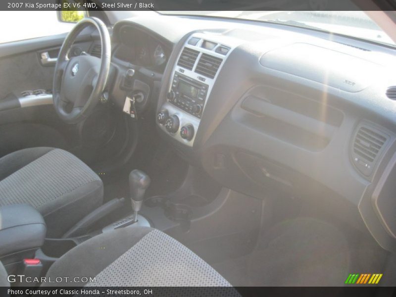 Steel Silver / Black 2007 Kia Sportage EX V6 4WD