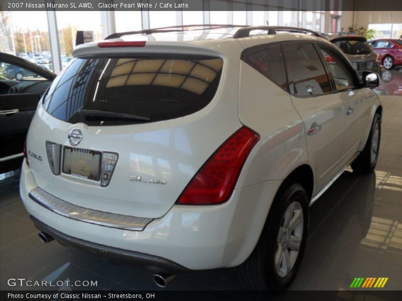 Glacier Pearl White / Cafe Latte 2007 Nissan Murano SL AWD