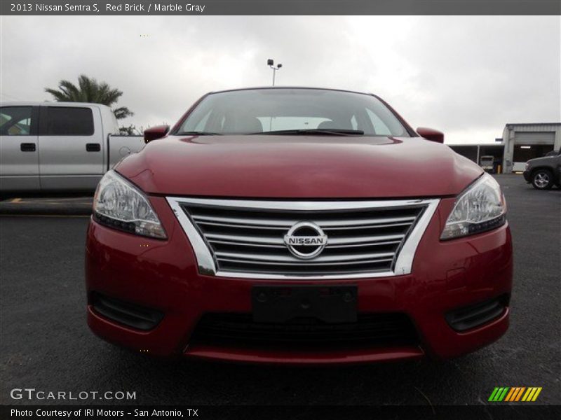 Red Brick / Marble Gray 2013 Nissan Sentra S