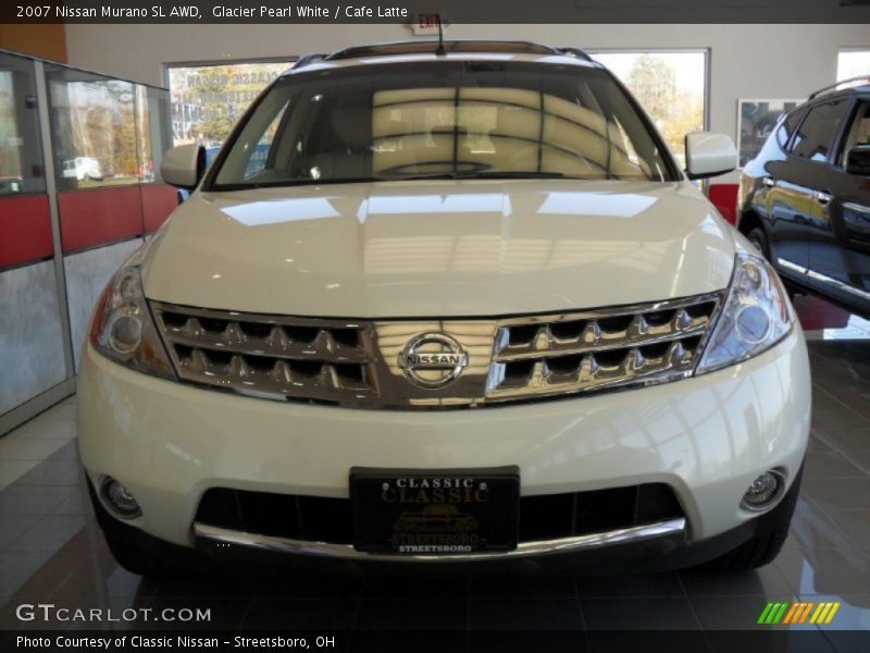 Glacier Pearl White / Cafe Latte 2007 Nissan Murano SL AWD