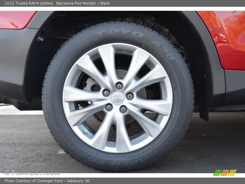 Barcelona Red Metallic / Black 2013 Toyota RAV4 Limited