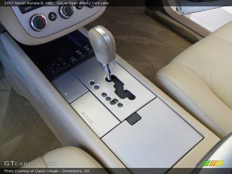 Glacier Pearl White / Cafe Latte 2007 Nissan Murano SL AWD